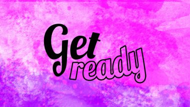 Soyut suluboya tasarımı, su boyalı doku arkaplanı üzerine metin hazırla.