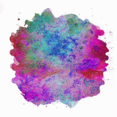 Soyut suluboya tasarımı, boyalı su dokusunu temizler..