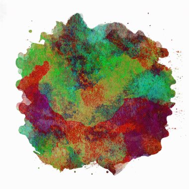 Soyut suluboya tasarımı, boyalı su dokusunu temizler..