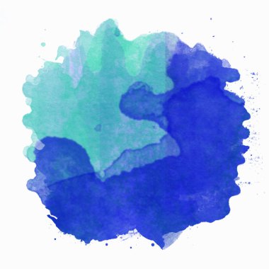 Soyut suluboya tasarımı, boyalı su dokusunu temizler..