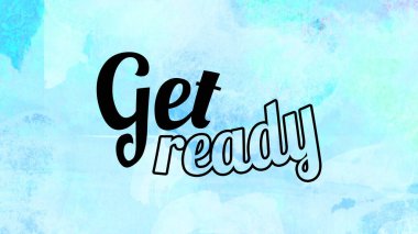 Soyut suluboya tasarımı, su boyalı doku arkaplanı üzerine metin hazırla.