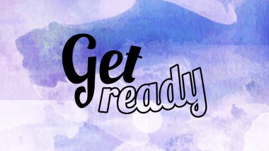 Soyut suluboya tasarımı, su boyalı doku arkaplanı üzerine metin hazırla.