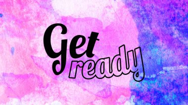 Soyut suluboya tasarımı, su boyalı doku arkaplanı üzerine metin hazırla.