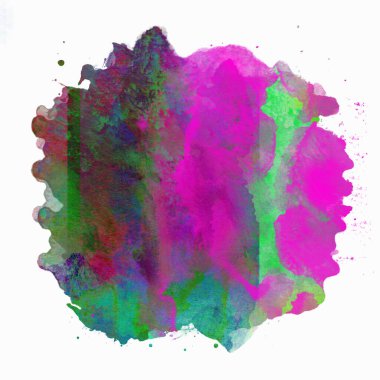 Soyut suluboya tasarımı, boyalı su dokusunu temizler..