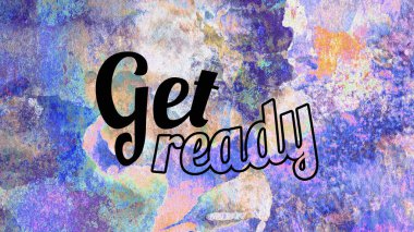 Soyut suluboya tasarımı, su boyalı doku arkaplanı üzerine metin hazırla.