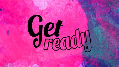 Soyut suluboya tasarımı, su boyalı doku arkaplanı üzerine metin hazırla.