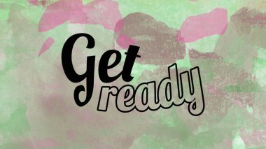 Soyut suluboya tasarımı, su boyalı doku arkaplanı üzerine metin hazırla.