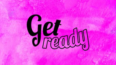 Soyut suluboya tasarımı, su boyalı doku arkaplanı üzerine metin hazırla.