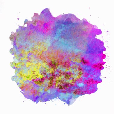 Soyut suluboya tasarımı, boyalı su dokusunu temizler..