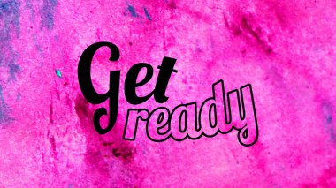 Soyut suluboya tasarımı, su boyalı doku arkaplanı üzerine metin hazırla.