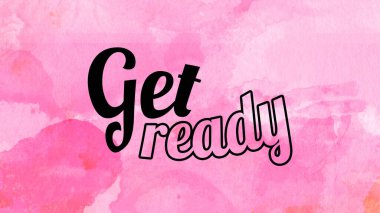 Soyut suluboya tasarımı, su boyalı doku arkaplanı üzerine metin hazırla.