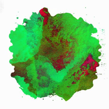 Soyut suluboya tasarımı, boyanmış doku arkaplanı