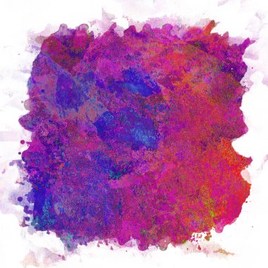 Soyut suluboya tasarımı, su boyalı doku arkaplanı