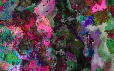 Soyut suluboya tasarımı, su boyalı doku arkaplanı