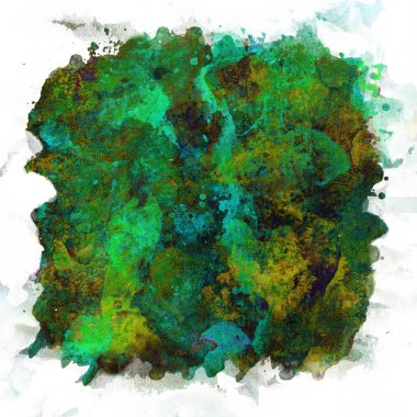 Soyut suluboya tasarımı, su boyalı doku arkaplanı