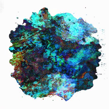 Soyut suluboya tasarımı, boyanmış doku arkaplanı