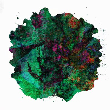 Soyut suluboya tasarımı, boyanmış doku arkaplanı