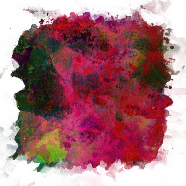 Soyut suluboya tasarımı, su boyalı doku arkaplanı