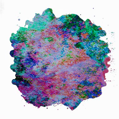 Soyut suluboya tasarımı, boyanmış doku arkaplanı