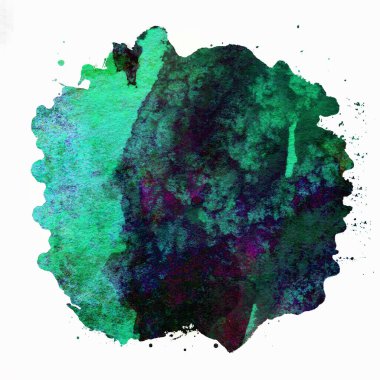 Soyut suluboya tasarımı, boyanmış doku arkaplanı