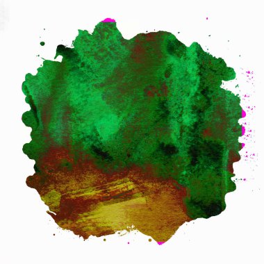 Soyut suluboya tasarımı, boyanmış doku arkaplanı