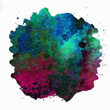 Soyut suluboya tasarımı, boyanmış doku arkaplanı