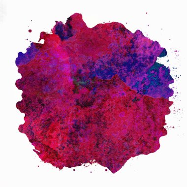 Soyut suluboya tasarımı, boyanmış doku arkaplanı