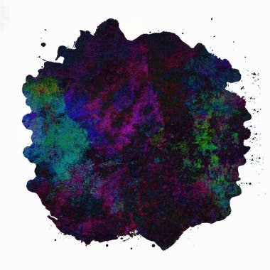 Soyut suluboya tasarımı, boyanmış doku arkaplanı