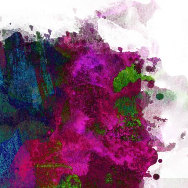 Soyut suluboya tasarımı, su boyalı doku arkaplanı