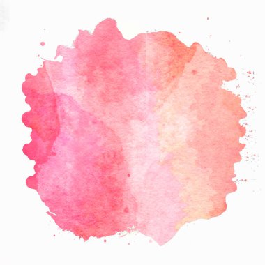 Soyut suluboya tasarımı, boyanmış doku arkaplanı