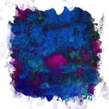 Soyut suluboya tasarımı, su boyalı doku arkaplanı