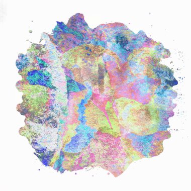 Soyut suluboya tasarımı, boyanmış doku arkaplanı