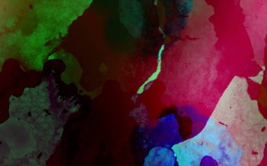 Soyut suluboya tasarımı, su boyalı doku arkaplanı