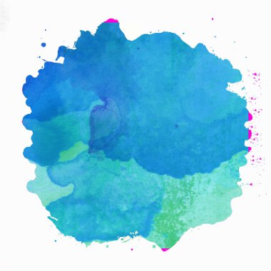 Soyut suluboya tasarımı, boyanmış doku arkaplanı