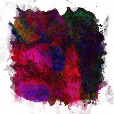 Soyut suluboya tasarımı, su boyalı doku arkaplanı