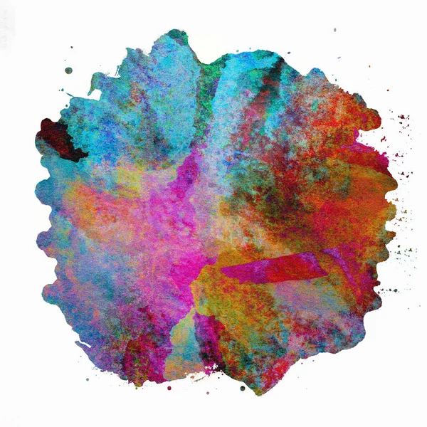 Soyut suluboya tasarımı, boyanmış doku arkaplanı