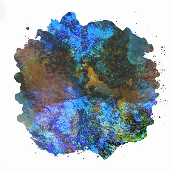 Soyut suluboya tasarımı, boyanmış doku arkaplanı