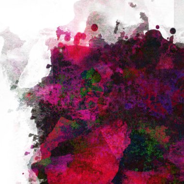 Soyut suluboya tasarımı, su boyalı doku arkaplanı