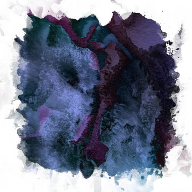 Soyut suluboya tasarımı, su boyalı doku arkaplanı