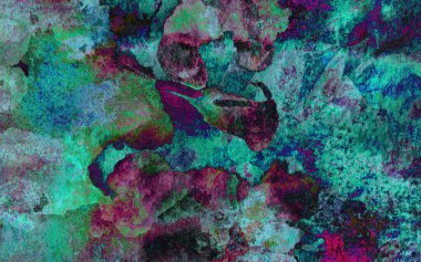 Soyut suluboya tasarımı, su boyalı doku arkaplanı