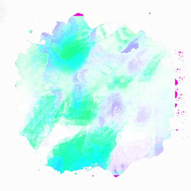 Soyut suluboya tasarımı, boyanmış doku arkaplanı