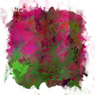 Soyut suluboya tasarımı, su boyalı doku arkaplanı