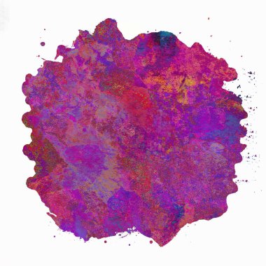 Soyut suluboya tasarımı, boyanmış doku arkaplanı