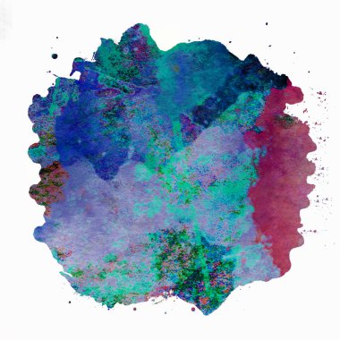 Soyut suluboya tasarımı, boyanmış doku arkaplanı