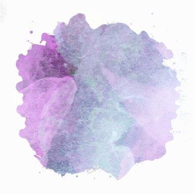 Soyut suluboya tasarımı, boyanmış doku arkaplanı