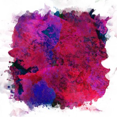 Soyut suluboya tasarımı, su boyalı doku arkaplanı