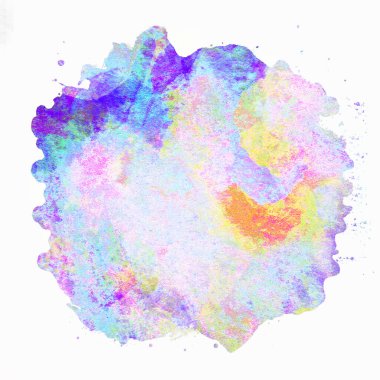 Soyut suluboya tasarımı, boyanmış doku arkaplanı