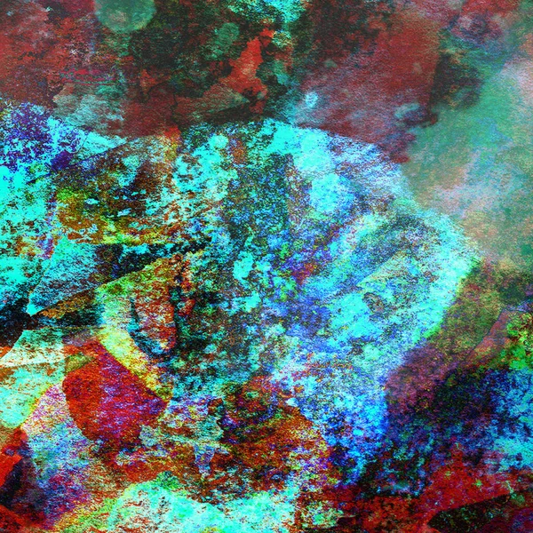 Abstrait Peint Fond Aquarelle — Photo