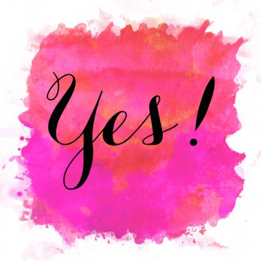 evet soyut leke arkaplanı hakkında kelime