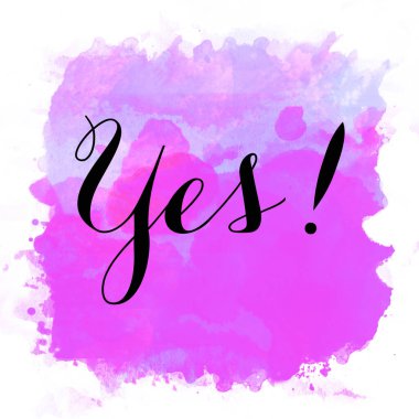 evet soyut leke arkaplanı hakkında kelime